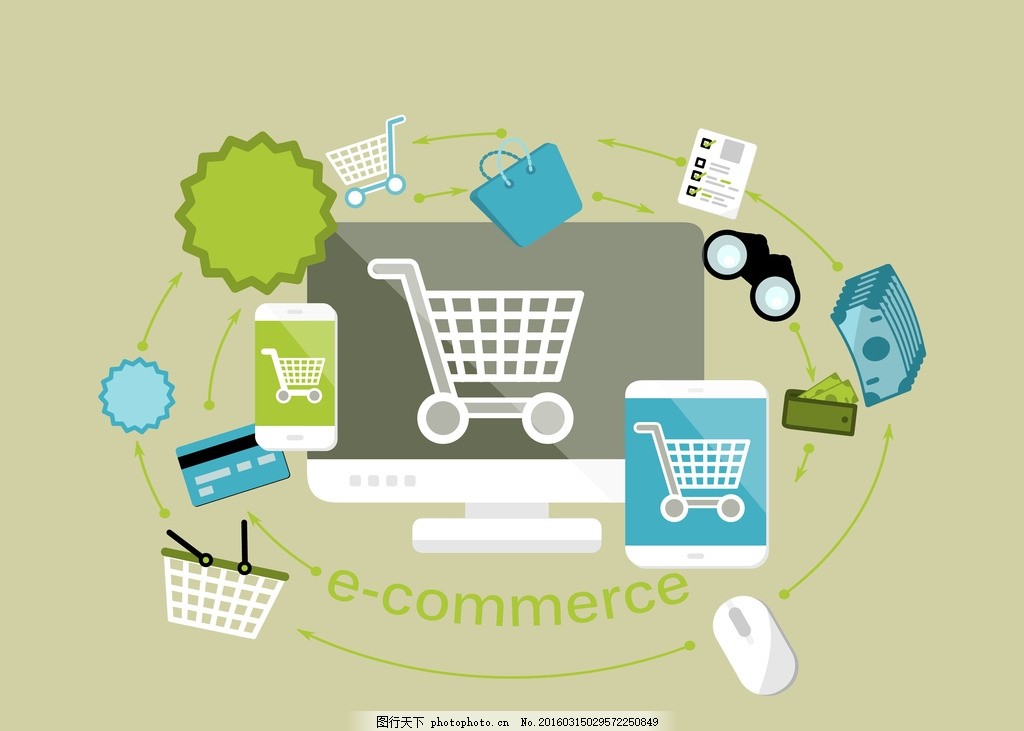 網(wǎng)購新風(fēng)尚 扁平化插畫如何重塑移動購物體驗